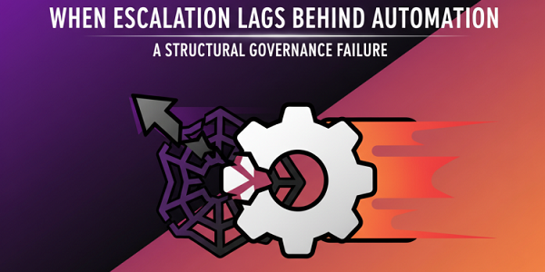 Escalation lagging behind automation: why governance speed now matters